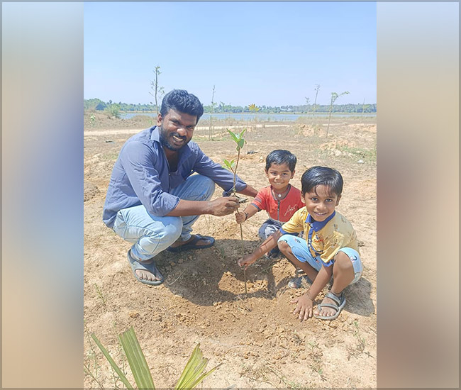 Tree Plantation Trust in Kanchipuram